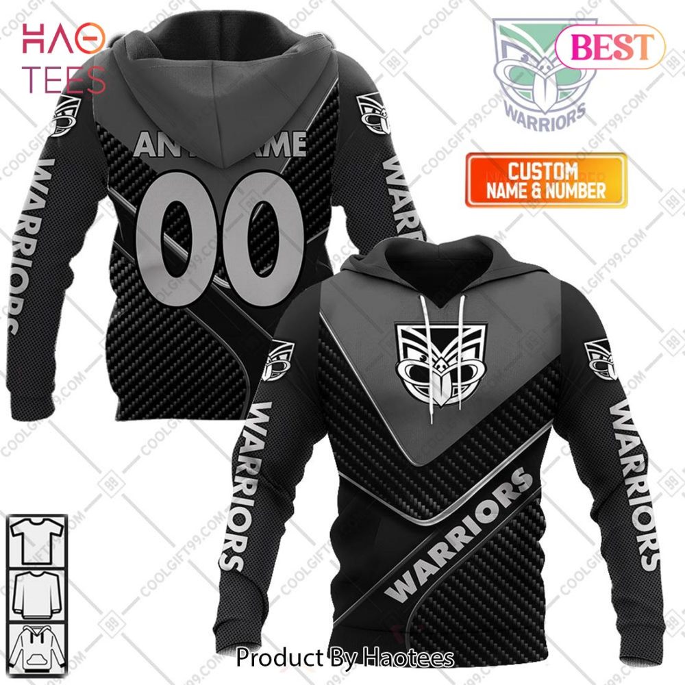 Personalized Nrl Zealand Warriors Carbon Hoodie, T-Shirt, Zip Hoodie, Sweatshirt