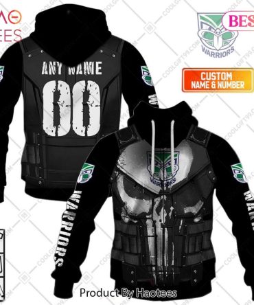 Personalized Nrl Zealand Warriors Punisher Hoodie, T-Shirt, Zip Hoodie, Sweatshirt
