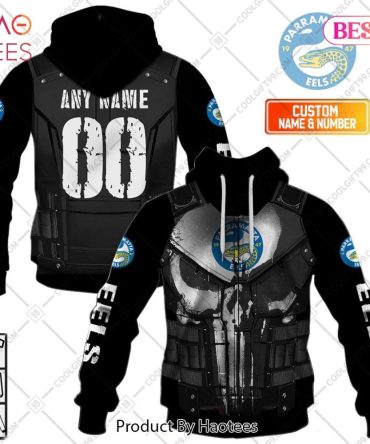 Personalized Nrl Parramatta Eels Punisher Hoodie, T-Shirt, Zip Hoodie, Sweatshirt