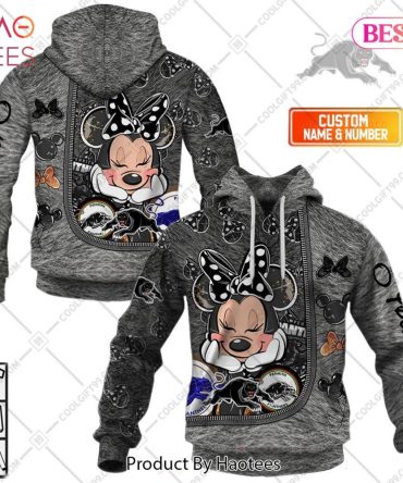 Personalized Nrl Penrith Panthers Logo And Minnie Mouse Design Hoodie, T-Shirt, Zip Hoodie, Sweatshirt