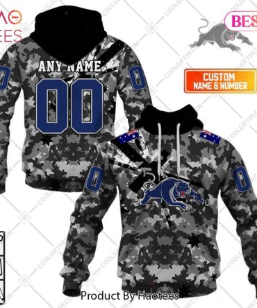 Personalized Nrl Penrith Panthers Special Camo Military Flag Hoodie, T-Shirt, Zip Hoodie, Sweatshirt