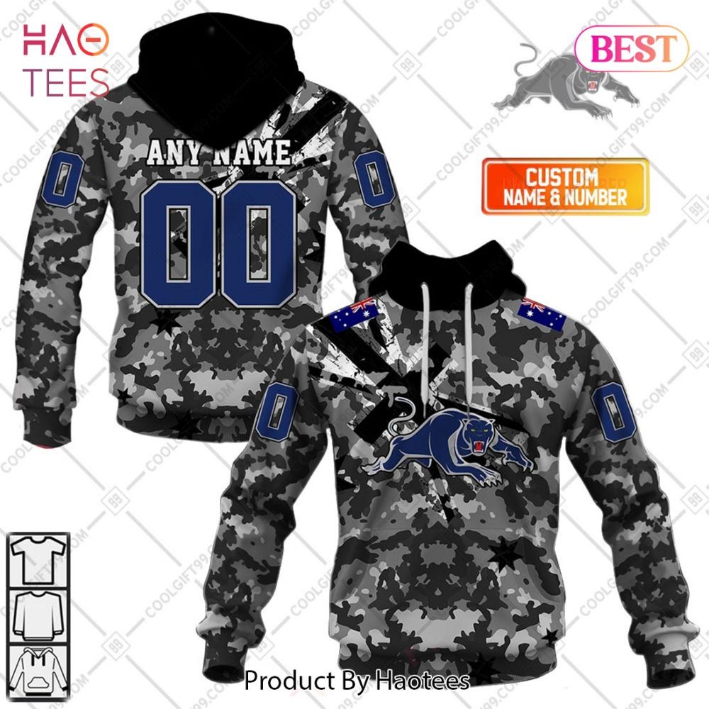 Personalized Nrl Penrith Panthers Special Camo Military Flag Hoodie, T-Shirt, Zip Hoodie, Sweatshirt