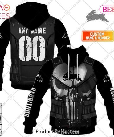 Personalized Nrl South Sydney Rabbitohs Punisher Hoodie, T-Shirt, Zip Hoodie, Sweatshirt