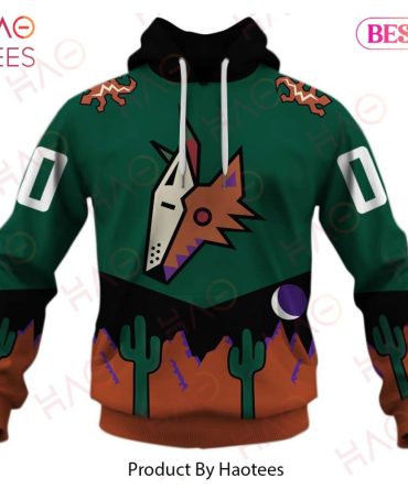 Personalized Phoenix Coyotes Arizona Coyotes 90S Vintage Alt. Jersey 3D Hoodie