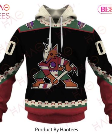 Personalized Phoenix Coyotes Arizona Coyotes 90S Vintage Home Jersey 3D Hoodie