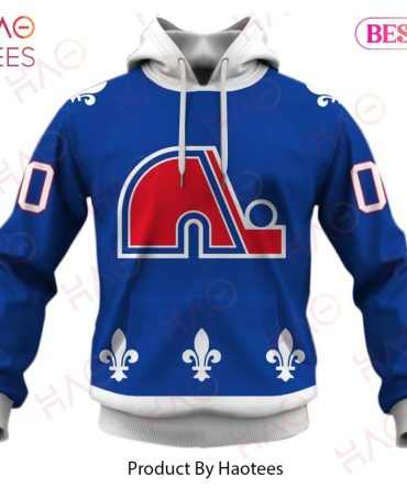 Personalized Quebec Nordiques Throwback Vintage Nhl Hockey Away Jersey 3D Hoodie