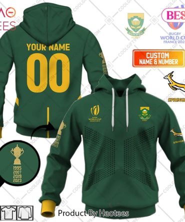 Personalized Rwc 2023 Champions Springboks South Africa Hoodie, T-Shirt, Zip Hoodie, Sweatshirt