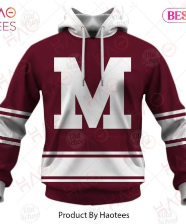 Personalized Vintage Nhl Montreal Maroons Throwback Jersey 3D Hoodie