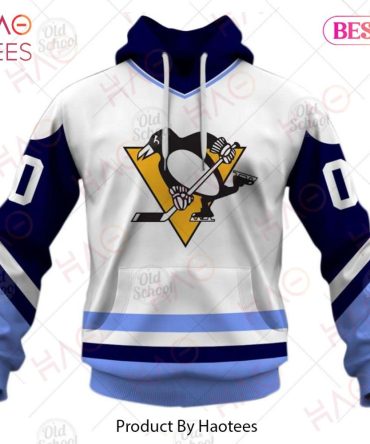 Personalized Vintage Nhl Pittsburgh Penguins White Jersey 3D Hoodie