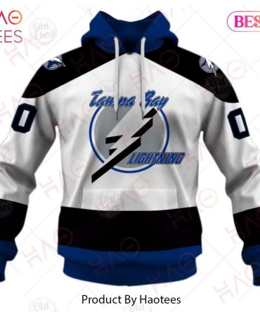 Personalized Vintage Nhl Tampa Bay Lightning White Jersey 3D Hoodie