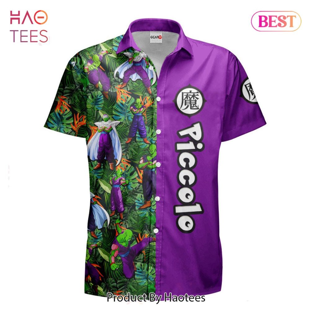 Piccolo Hawaiian Shirts Custom Anime Merch Clothes For Men Women - Image 2