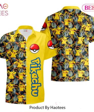 Pikachu Hawaiian Shirts Custom Anime Merch Clothes For Men Women Hot Trend 2023