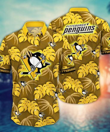 Pittsburgh Penguins Nhl Hawaiian Shirt Picnics Aloha Shirt