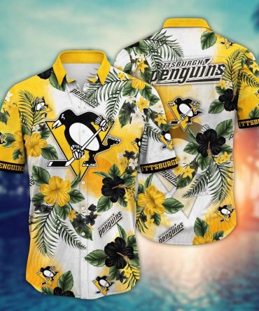 Pittsburgh Penguins Nhl Hawaiian Shirt Picnicstime Aloha Shirt