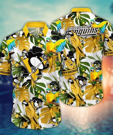 Pittsburgh Penguins Nhl Hawaiian Shirt Sandalstime Aloha Shirt