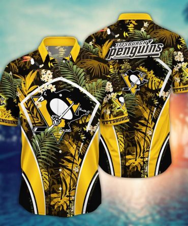 Pittsburgh Penguins Nhl Hawaiian Shirt Sunscreen Aloha Shirt