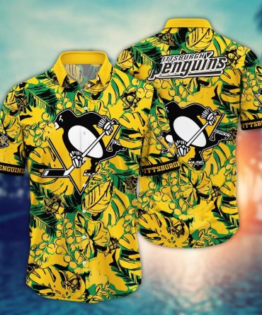 Pittsburgh Penguins Nhl Hawaiian Shirt Sunshine Aloha Shirt