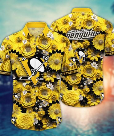 Pittsburgh Penguins Nhl Hawaiian Shirt Trending For This Summer Customize Shirt Any Team