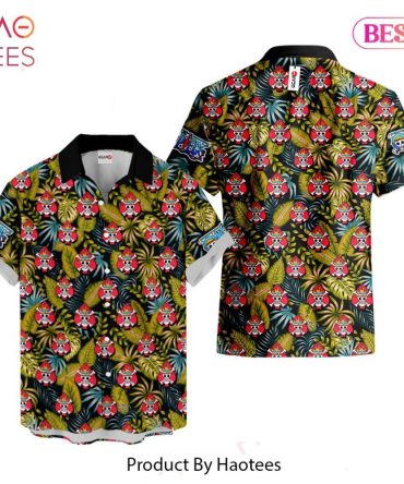 Portgas D Ace Symbol Hawaiian Shirts Custom Anime Merch Clothes For Men Women