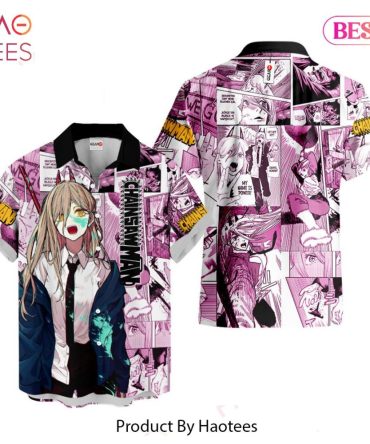 Power Hawaiian Shirts Custom Anime Merch Clothes For Men Women