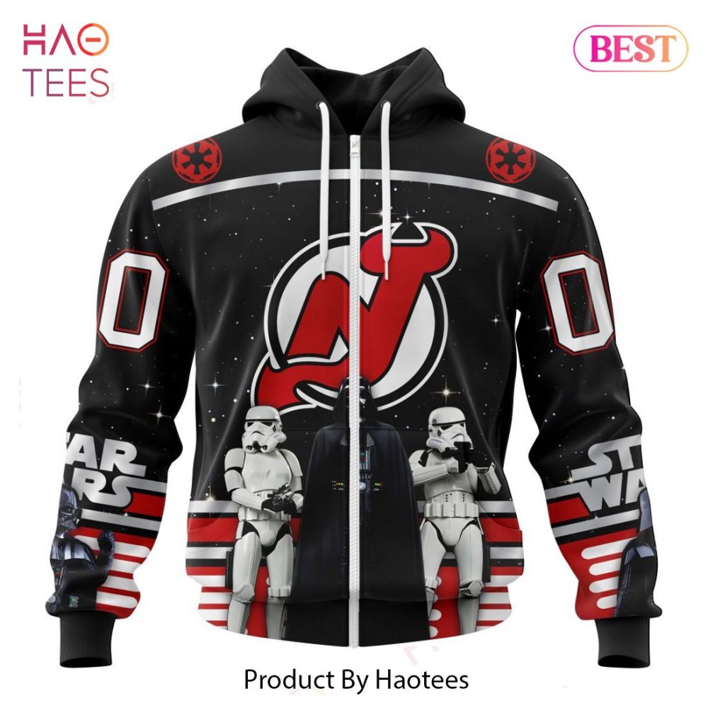 Nhl Jersey Devils Special Star Wars Design May 4Th Be With You Jeysey - Image 2