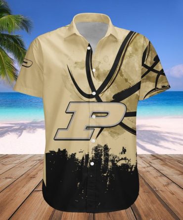 Purdue Boilermakers Hawaii Shirt Basketball Net Grunge Pattern – Ncaa