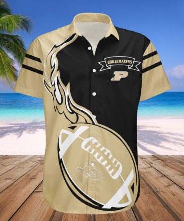 Purdue Boilermakers Hawaii Shirt Flame Ball – Ncaa