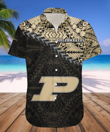 Purdue Boilermakers Hawaii Shirt Grunge Polynesian Tattoo – Ncaa