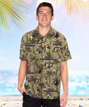 Purdue Boilermakers Name Personalized Coconut Tropical Hawaiian Shirts