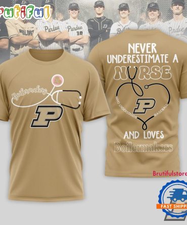 Purdue Boilermakers Ncaa Game Day Nurse Limited 3D T Shirt