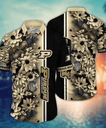 Purdue Boilermakers Ncaa Hawaiian Shirt Custom Sunsets Aloha Shirt