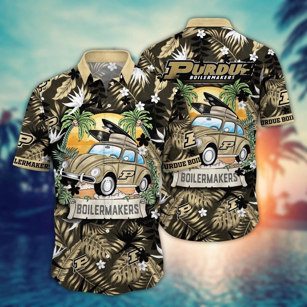 Purdue Boilermakers Ncaa Hawaiian Shirt Hammockstime Aloha Shirt