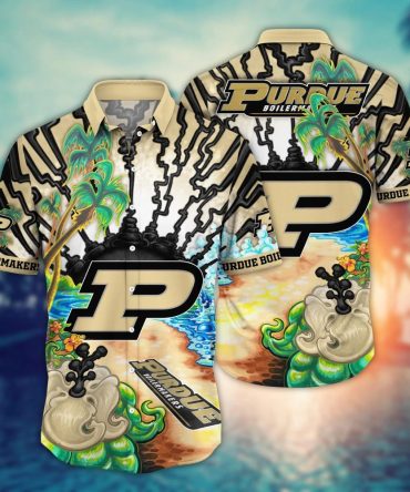 Purdue Boilermakers Ncaa Hawaiian Shirt Lush Greenerytime Aloha Shirt