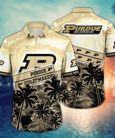 Purdue Boilermakers Ncaa Hawaiian Shirt Seascape Aloha Shirt