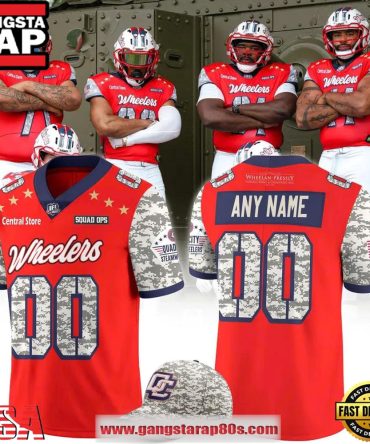 Quad City Steamwheelers 2025 Military Appreciation Night Custom Football Jersey