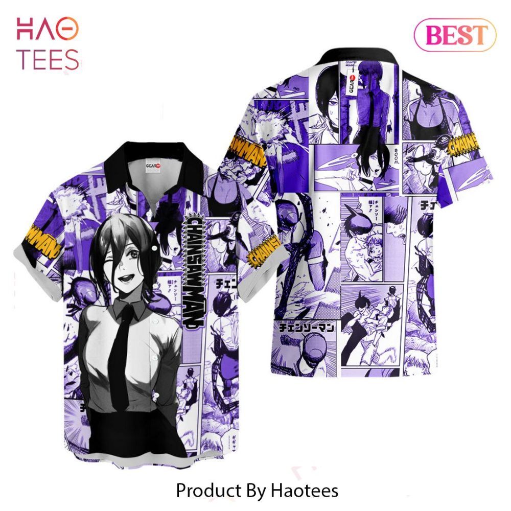 Reze Hawaiian Shirts Custom Anime Merch Clothes For Men Women