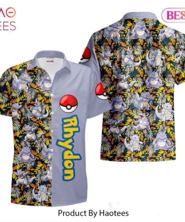 Rhydon Hawaiian Shirts Custom Anime Merch Clothes For Men Women Hot Trend 2023