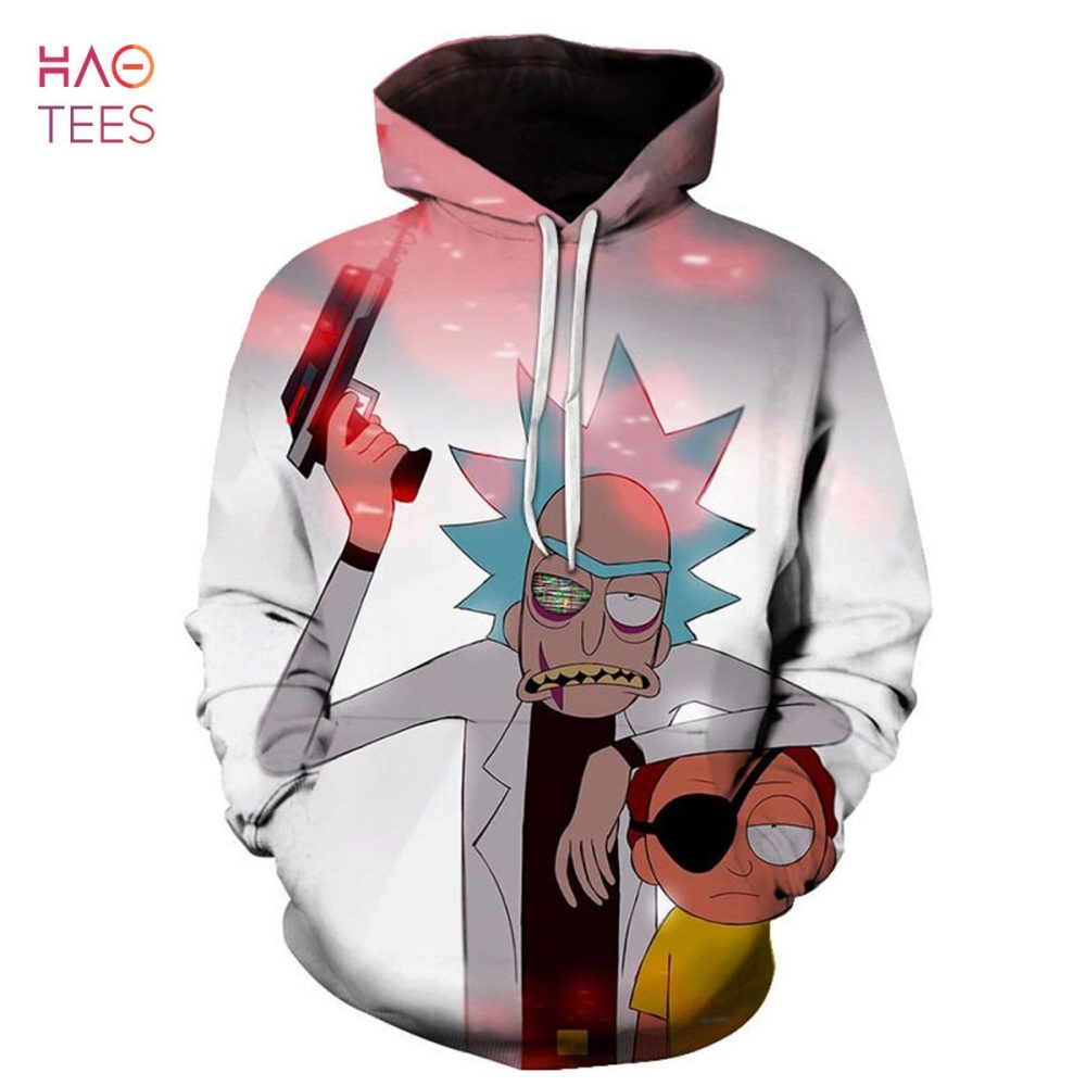Rick And Morty 3D Printed Hoodie Limited Edition