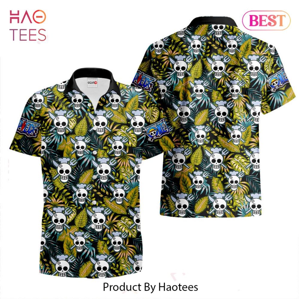 Sanji Symbol Hawaiian Shirts Custom Anime Merch Clothes For Men Women