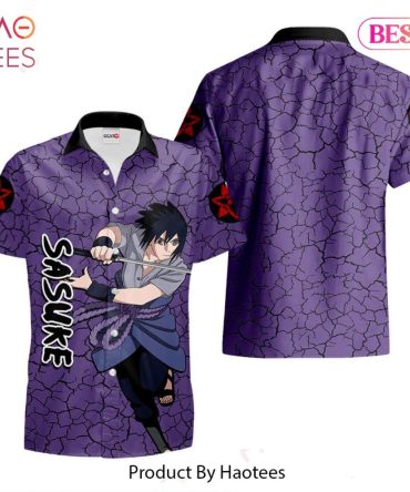 Sasuke Uchiha Hawaiian Shirts Custom Anime Merch Clothes For Men Women