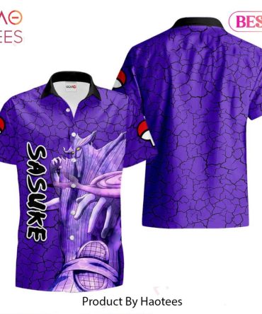 Sasuke Uchiha Susanoo Hawaiian Shirts Custom Anime Merch Clothes For Men Women Hot Trend 2023