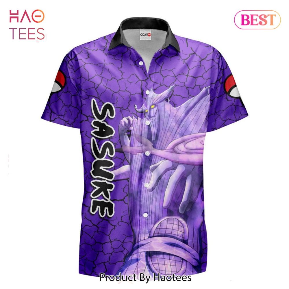 Sasuke Uchiha Susanoo Hawaiian Shirts Custom Anime Merch Clothes For Men Women Hot Trend 2023 - Image 2