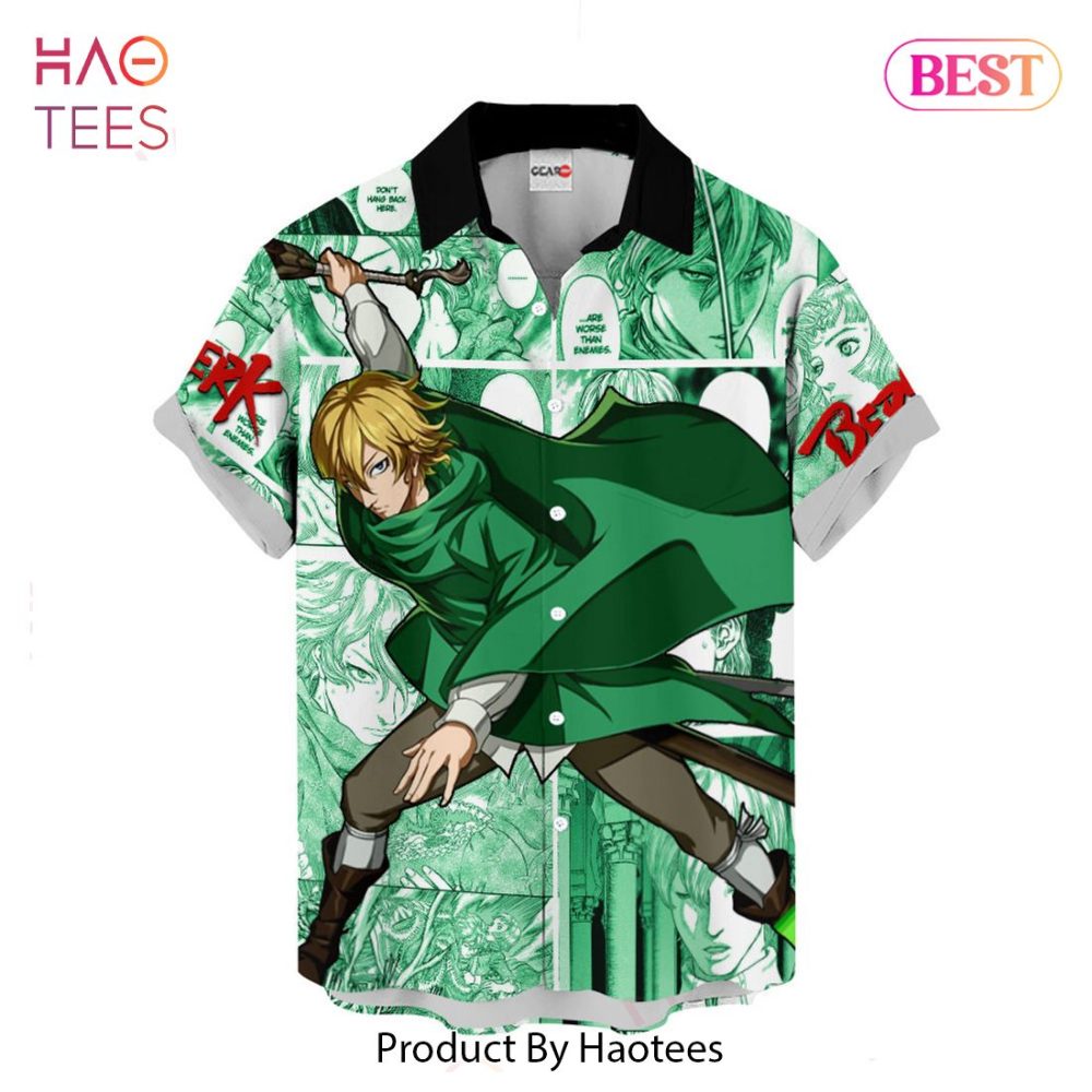 Serpico Hawaiian Shirts Berserk Custom Anime Clothes For Men Women - Image 2