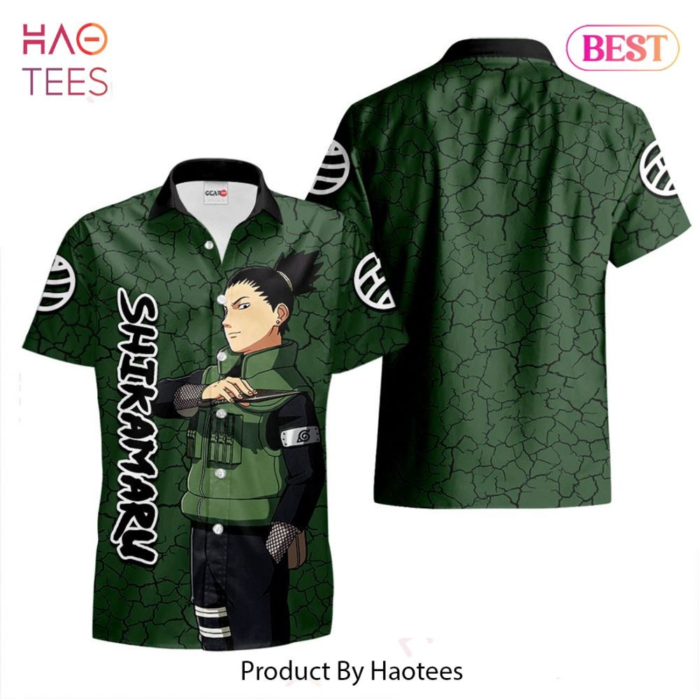 Shikamaru Nara Hawaiian Shirts Custom Anime Merch Clothes For Men Women