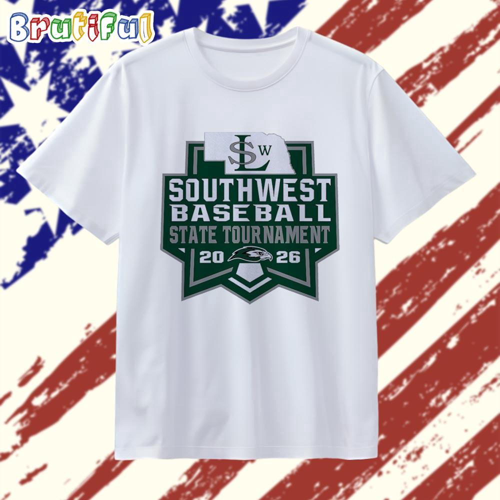 Southwest Silver Hawks Baseball State Tournament 2026 Logo T Shirt