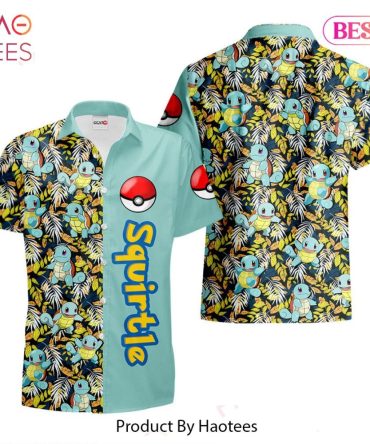 Squirtle Hawaiian Shirts Custom Anime Merch Clothes For Men Women