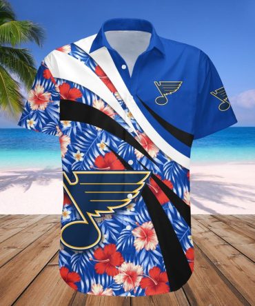 St. Louis Blues Hawaii Shirt Hibiscus Sport Style Nhl