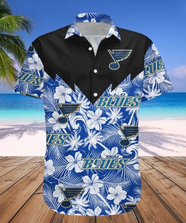 St. Louis Blues Hawaii Shirt Tropical Seamless- Nhl