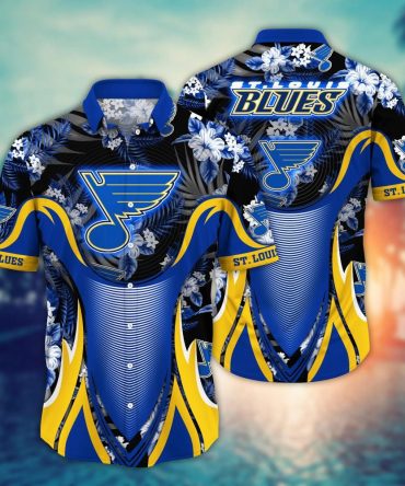 St. Louis Blues Nhl Hawaiian Shirt Barbecues Aloha Shirt