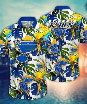 St. Louis Blues Nhl Hawaiian Shirt Julytime Aloha Shirt